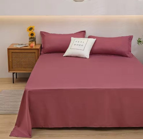 Twin XL Luxury Sheets – Deep Pocket, No-Slip Corner Straps, Burgundy (1800 Collection)