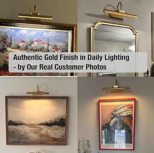 Cordless Picture Light – Dimmable, Rechargeable, with Remote & Timer