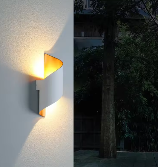 10W Nordic LED Wall Lamp – Indoor/Outdoor Waterproof Sconce