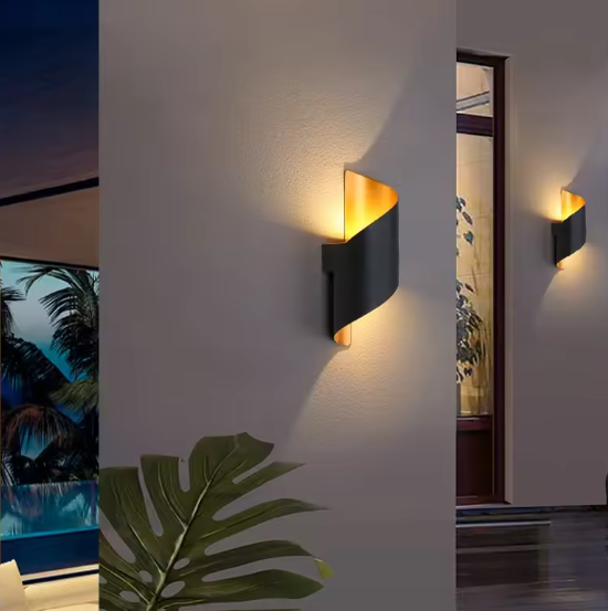 10W Nordic LED Wall Lamp – Indoor/Outdoor Waterproof Sconce