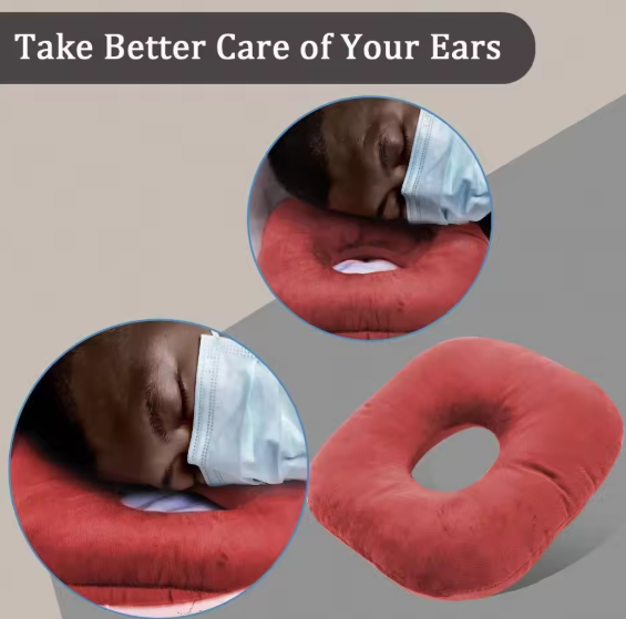 No-Pressure Ear Hole Pillow – Side Sleeper Magic, Neck Support