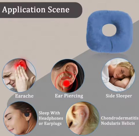 No-Pressure Ear Hole Pillow – Side Sleeper Magic, Neck Support