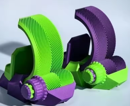 3D Printed Phone Holder – Rotatable, Detachable Mechanical Stand (Cool Desk Decor)