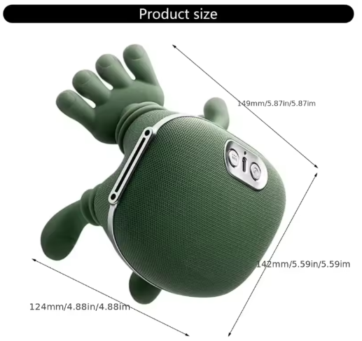 Neck & Shoulder Massager – Rechargeable, Deep Kneading, Finger-Pressure Relief (No Heat)