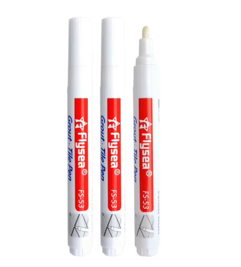 Grout Pen – Waterproof Tile & Seam Repair Marker for Bathroom, Floor & Wall (White)