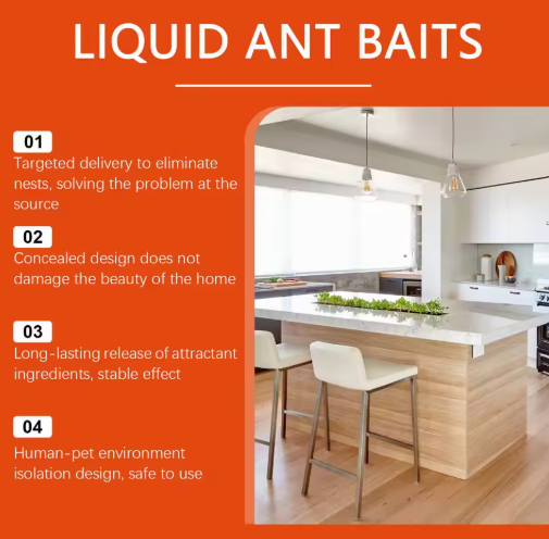 Ant Traps (4-Pack) – Indoor Bait Traps for Home & Kitchen (Kills Ants Fast)