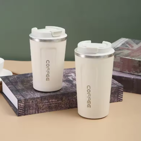 Leak-Proof Stainless Steel Travel Mug – 510ml Thermal Coffee Cup for Office & Travel