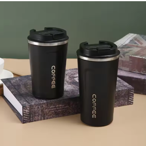 Leak-Proof Stainless Steel Travel Mug – 510ml Thermal Coffee Cup for Office & Travel