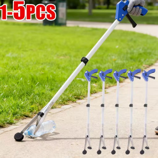 Aluminum Grabber Tool – Litter Picker & Reacher for Home, Workplace & Outdoor (No Bending)