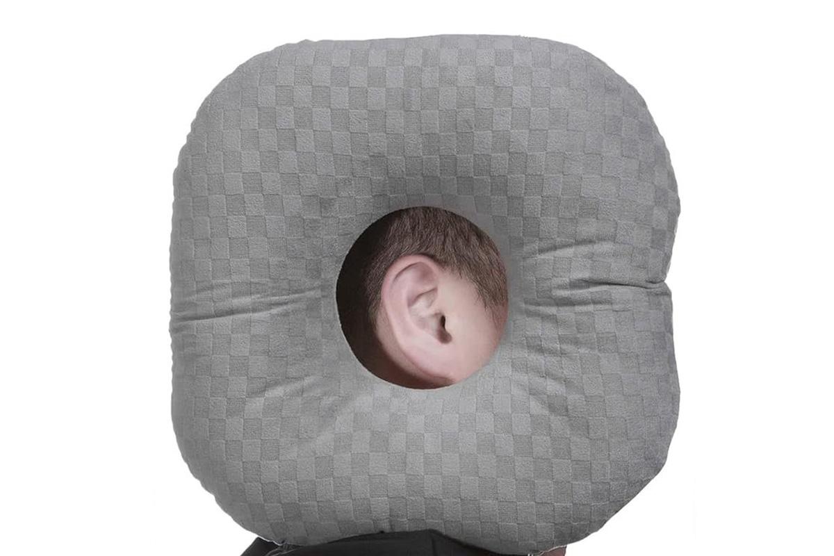 No-Pressure Ear Hole Pillow – Side Sleeper Magic, Neck Support